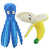 Dog Squeaky Octopus Toys with Banana